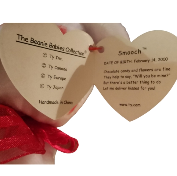 Ty Beanie Babies Smooch Plush - Picture 4 of 4